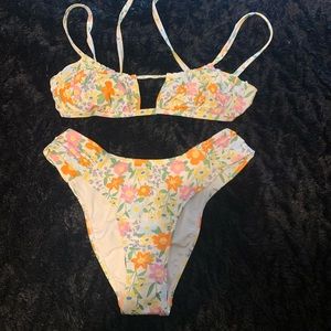PACSUN BIKINI SET FLORAL BRIGHT